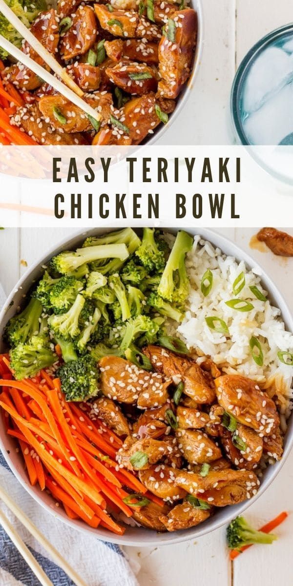 Healthy Teriyaki Chicken Rice Bowl Recipe