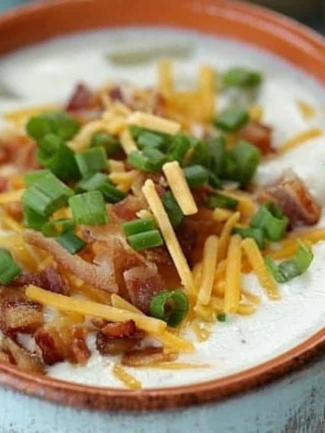 Loaded Baked Potato Soup Story - The Farm Girl Gabs®