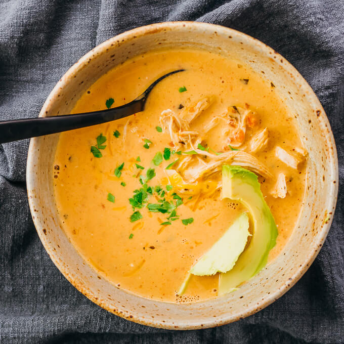 Chicken Salsa Cream Cheese Soup