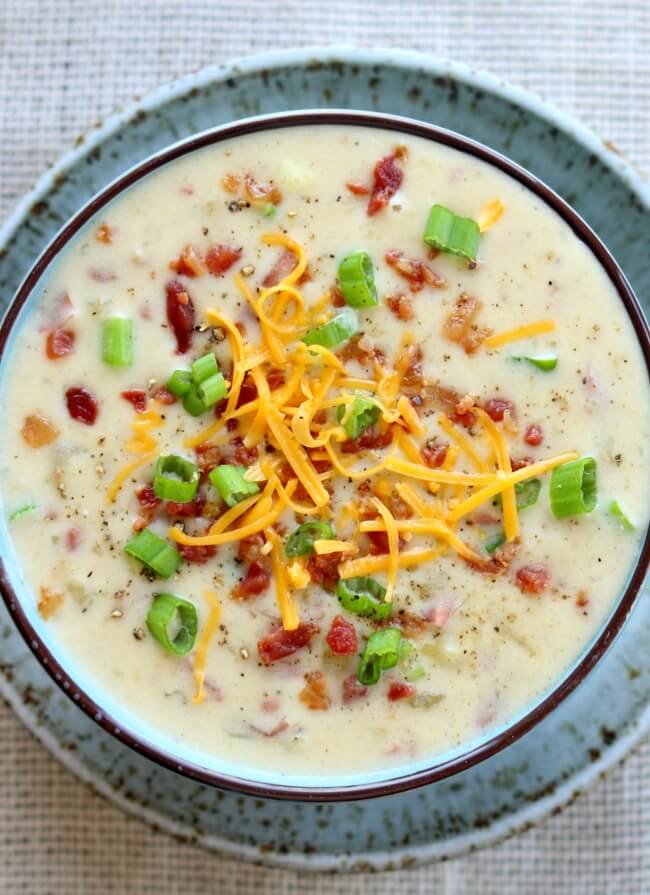 Baked Potato Soup Recipe Instant Pot