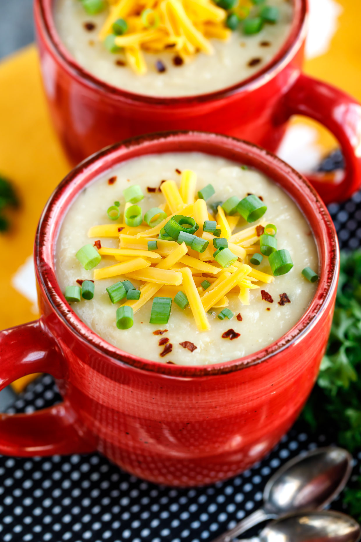 Vegan Baked Potato Soup Crock Pot