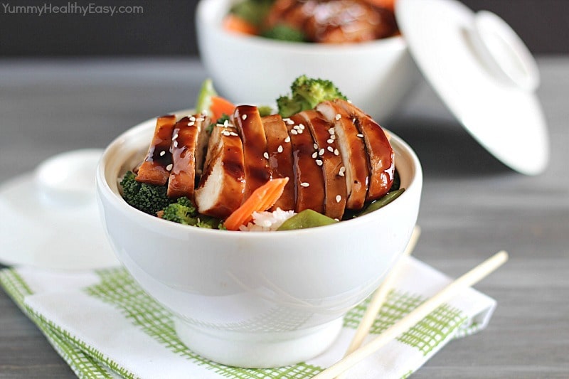 Teriyaki Chicken Bento Bowls