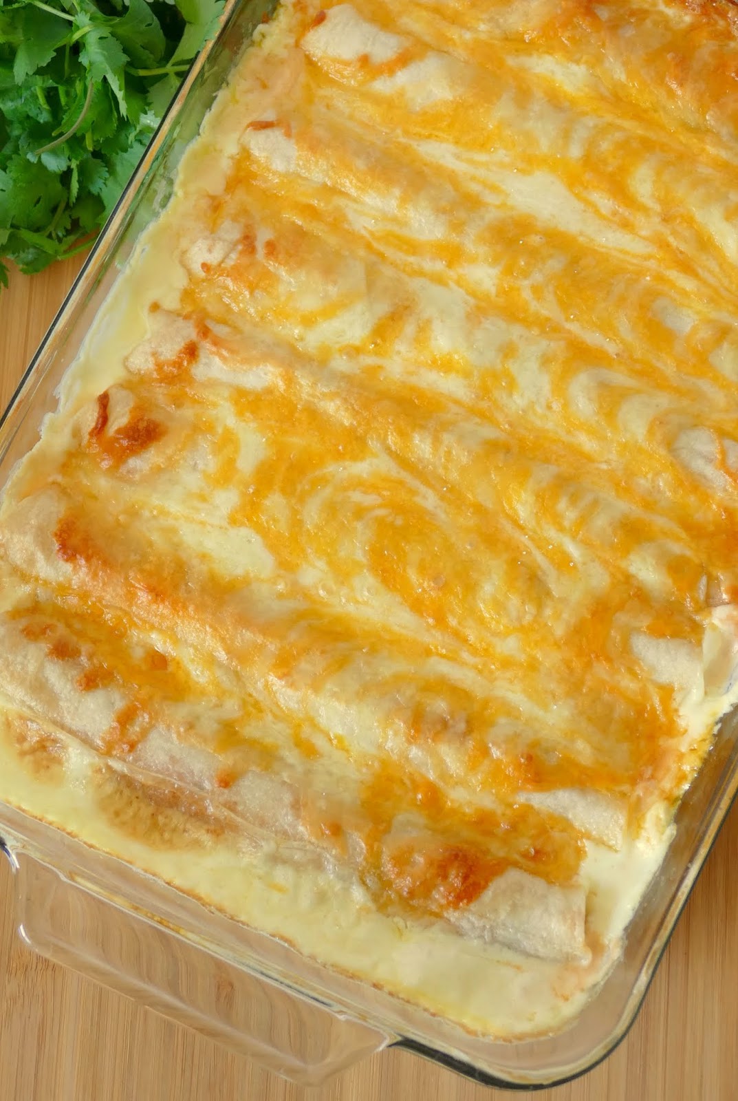 Chicken Enchiladas With Cream Cheese Sauce