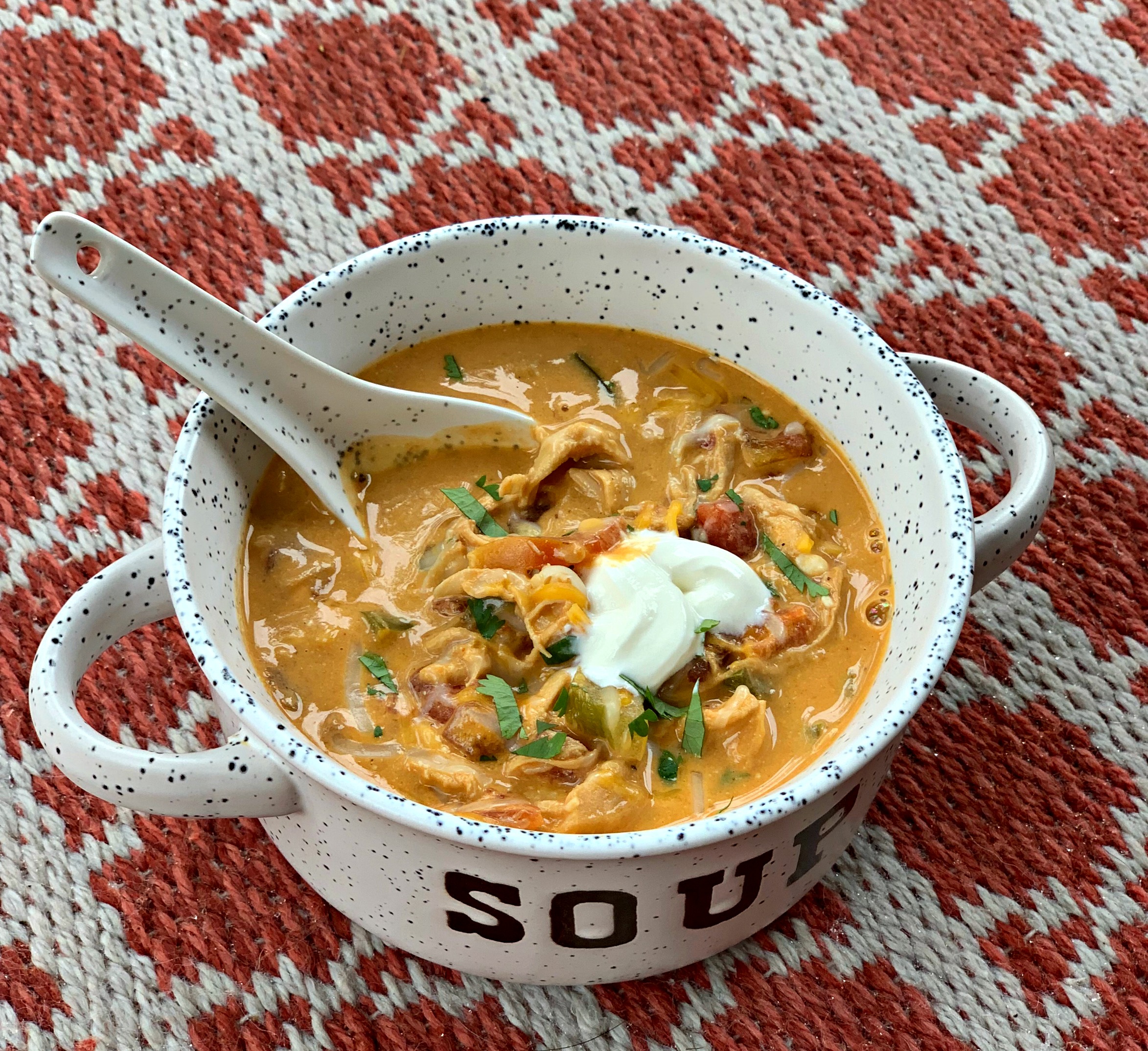 Chicken Fajita Soup With Cream Cheese