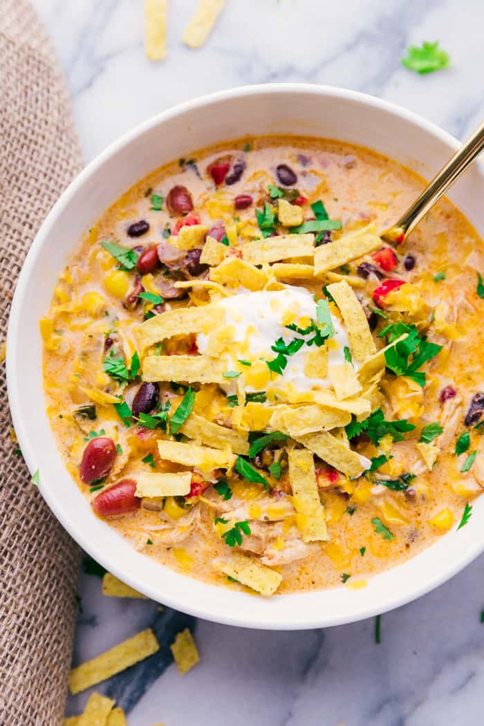 Cream Cheese Chicken Tortilla Soup Crock Pot