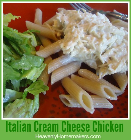 Italian Cream Cheese Chicken Recipe