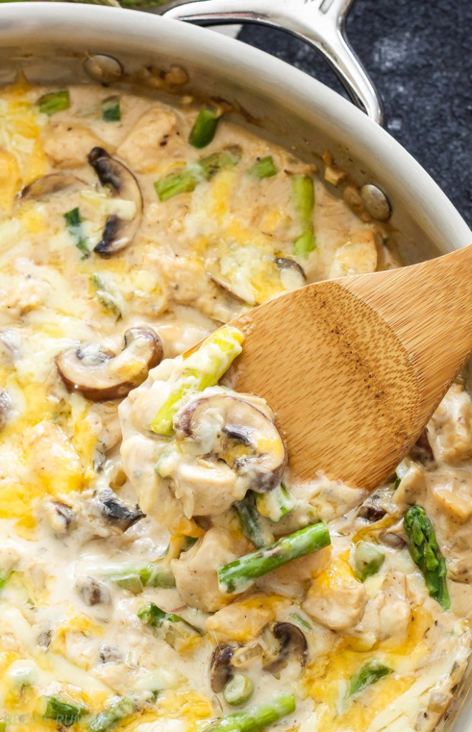 Creamy Chicken Bake Recipe With Asparagus