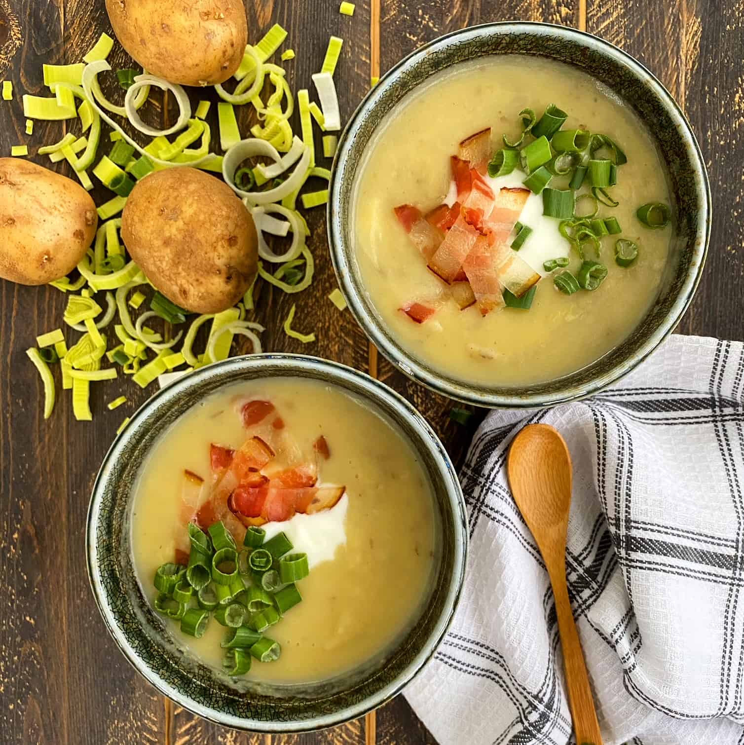 Baked Potato Leek Soup