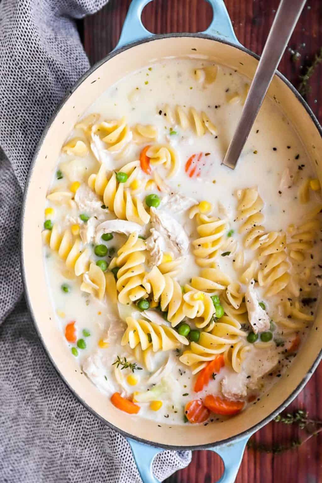 Adding Cream Cheese To Chicken Noodle Soup