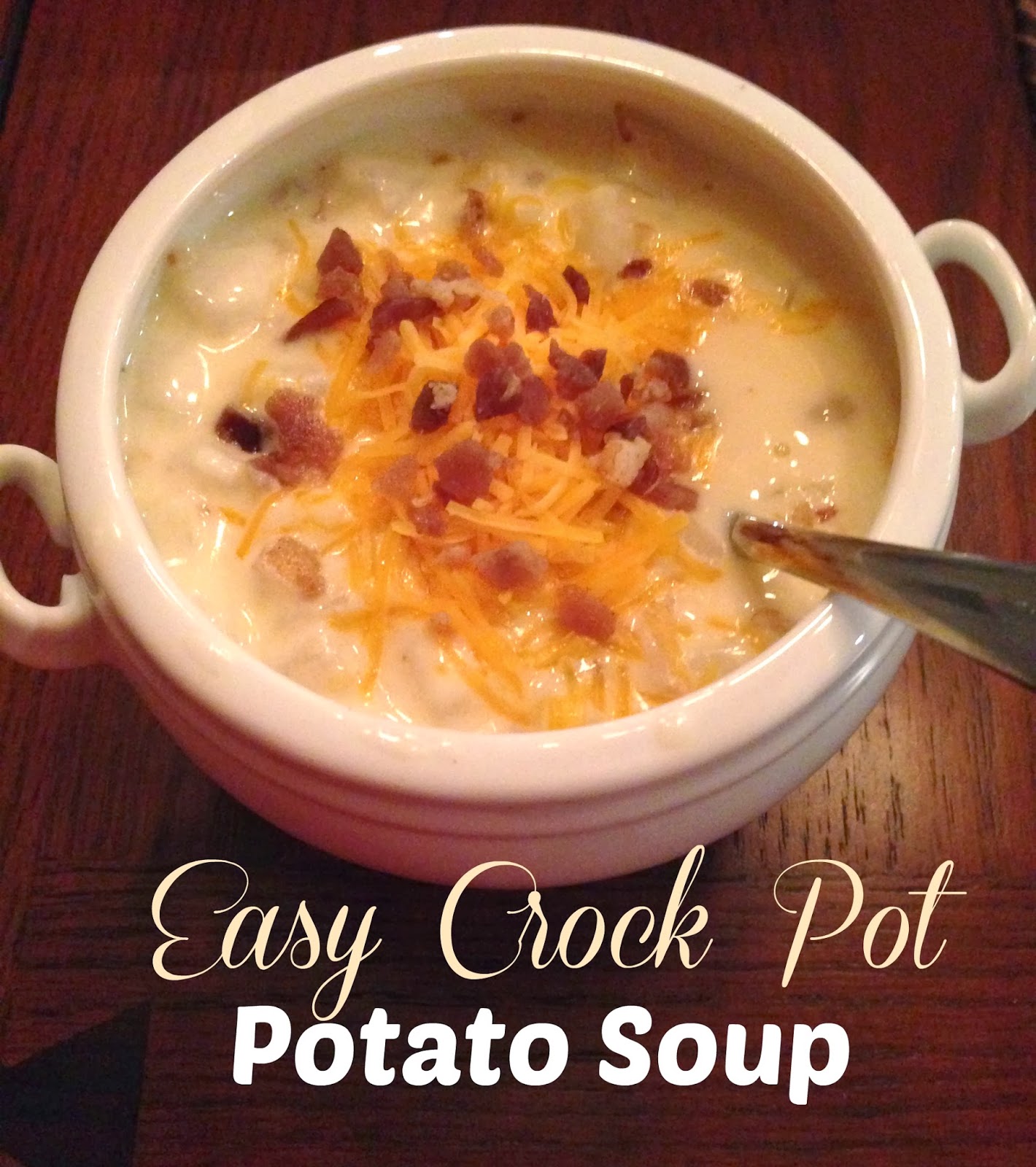 simply made with love: Easy Crockpot Potato Soup