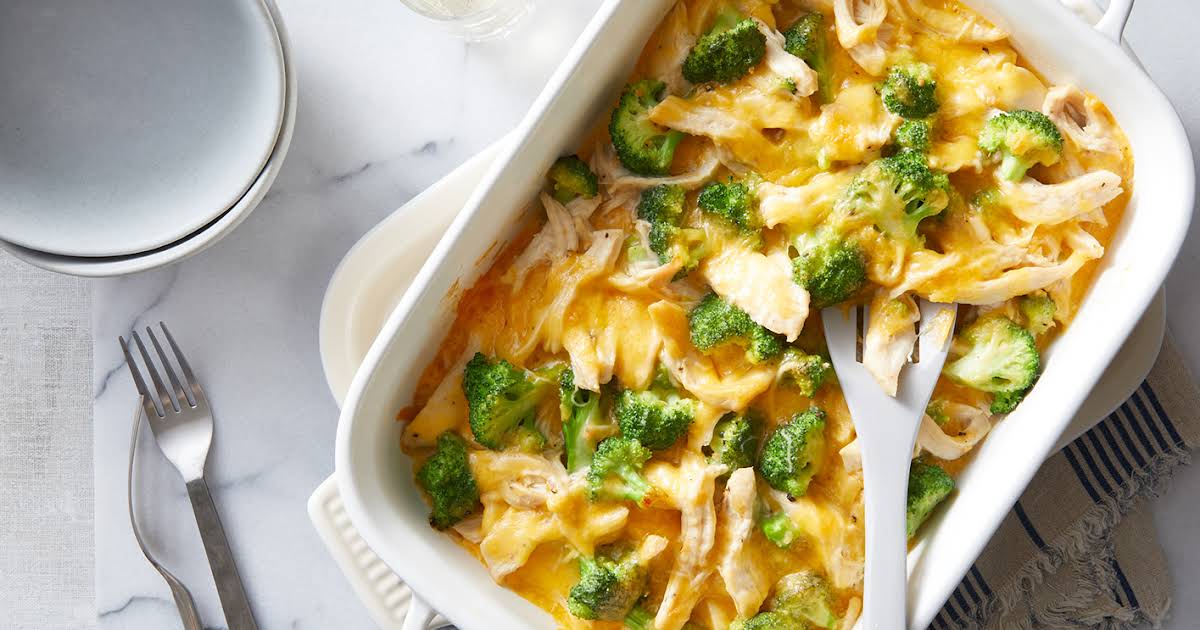 Broccoli Cheese Cream Of Chicken Soup Casserole