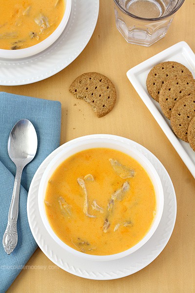 Buffalo Chicken Soup With Cream Cheese