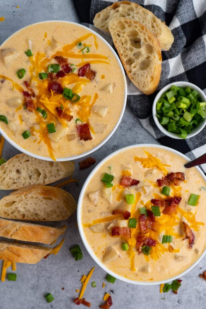 Baked Potato Ham Soup Crock Pot