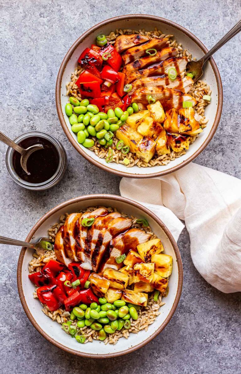 Teriyaki Chicken Vegetable Rice Bowl Recipe